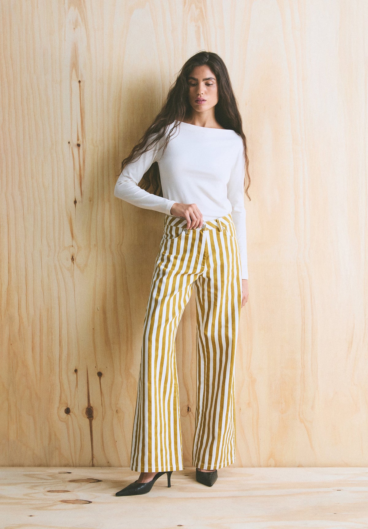 SCSTRIPES DENIM PANT