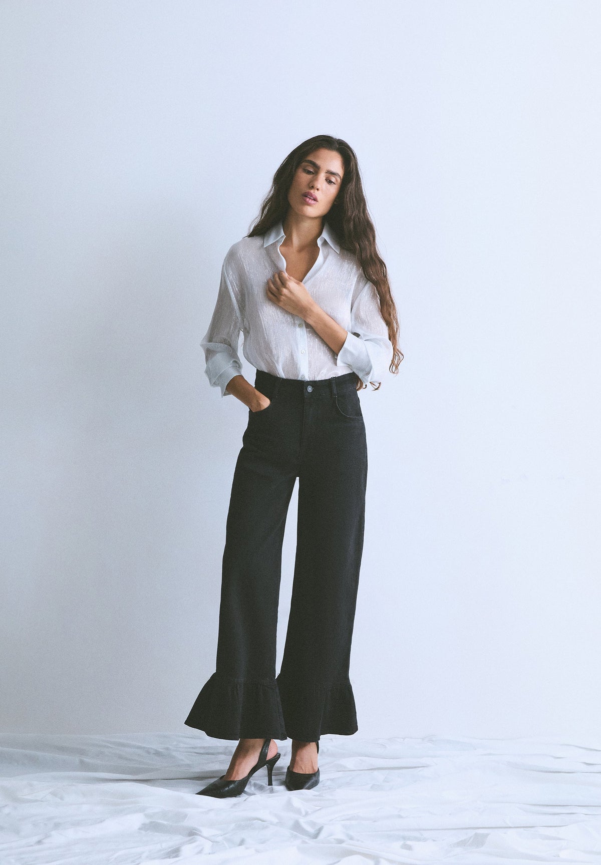 SCRUFFLE DENIM PANT