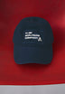 CAP WITH EMBROIDERED TEXT