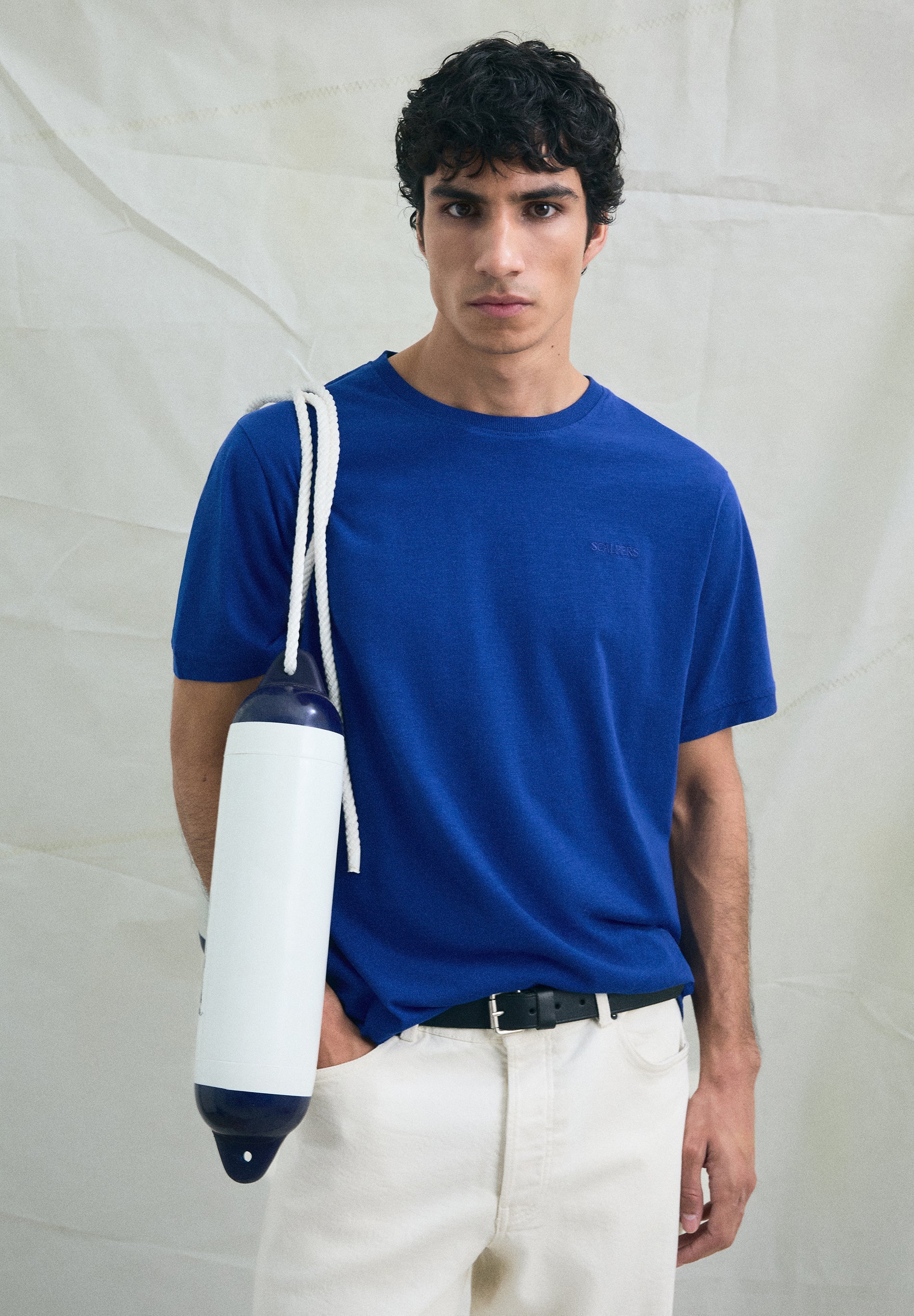 FADED EMBROIDERED T-SHIRT