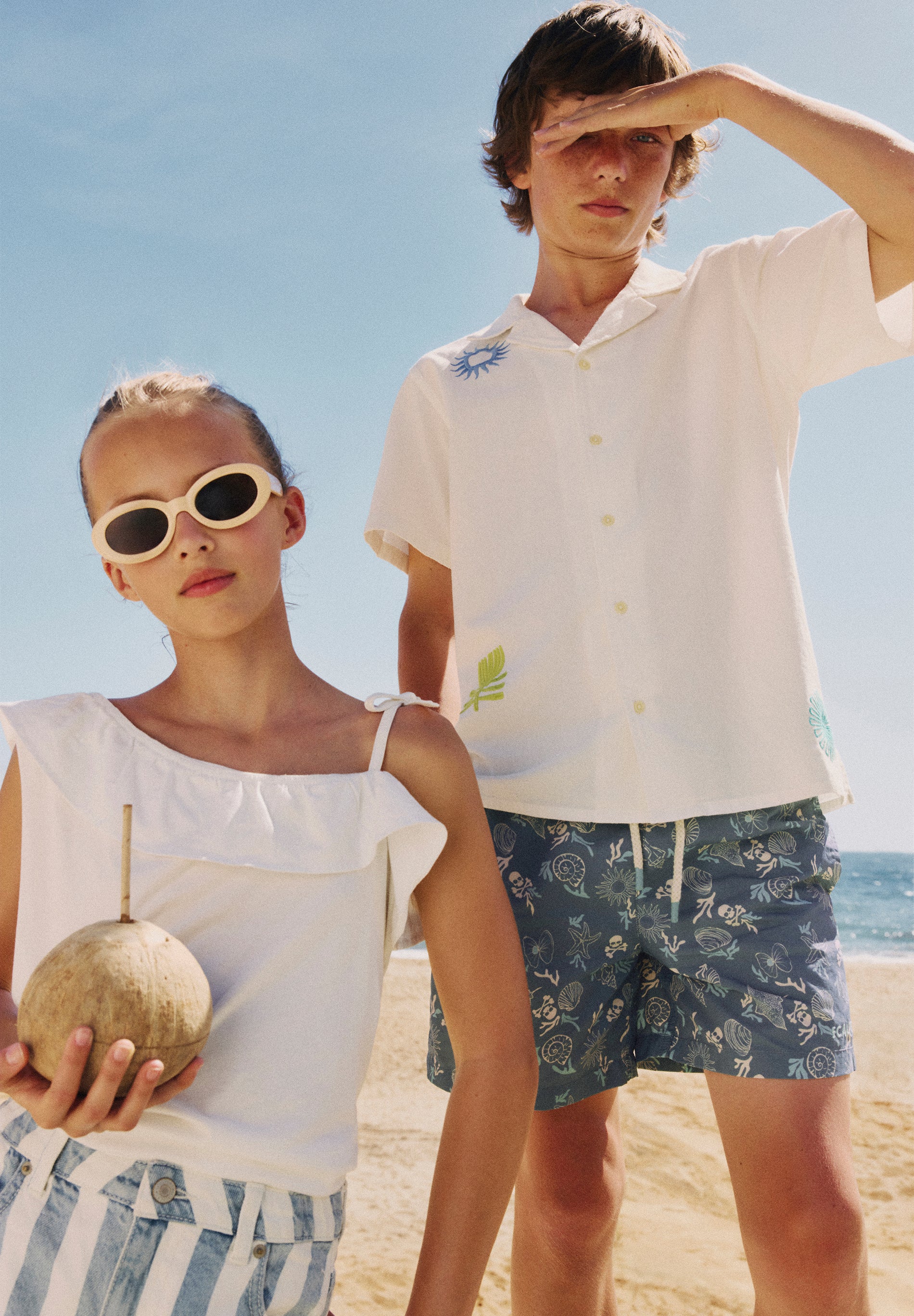 ASYMMETRIC RUFFLE T-SHIRT