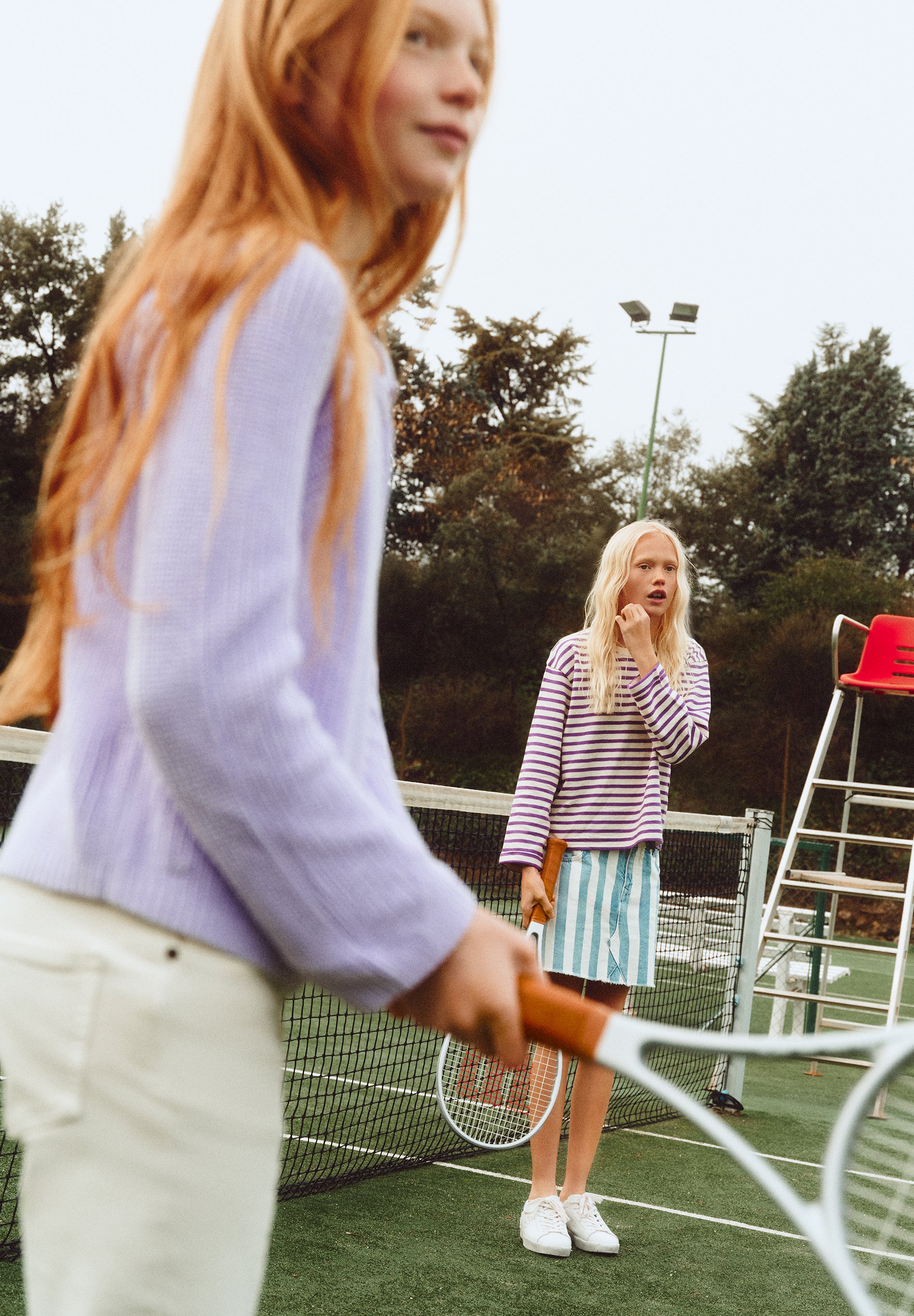 SKULL AND STRIPES T-SHIRT