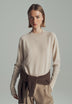 ROUND NECK 100% CASHMERE SWEATER