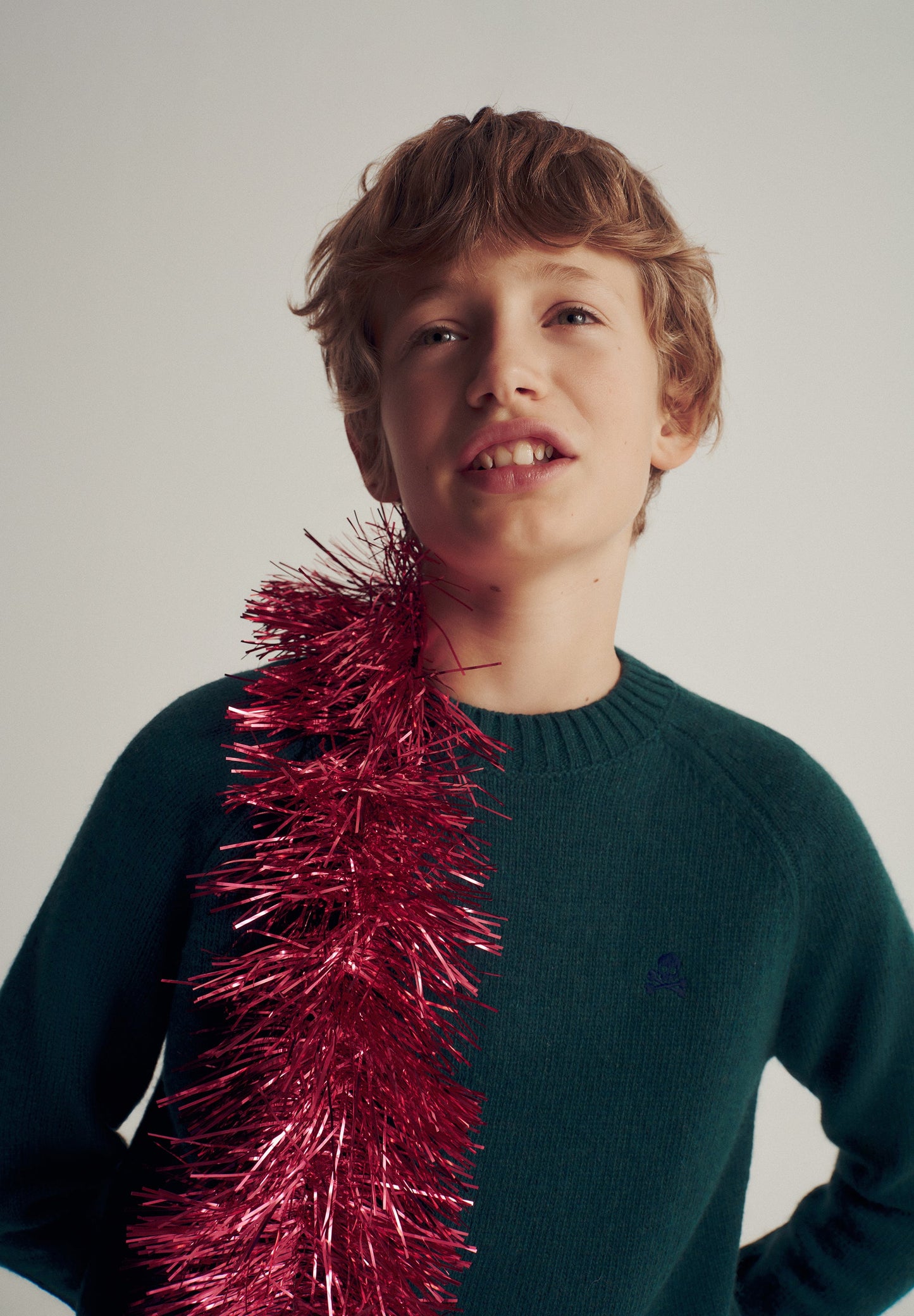 SKULL SWEATER WITH RAGLAN SLEEVES