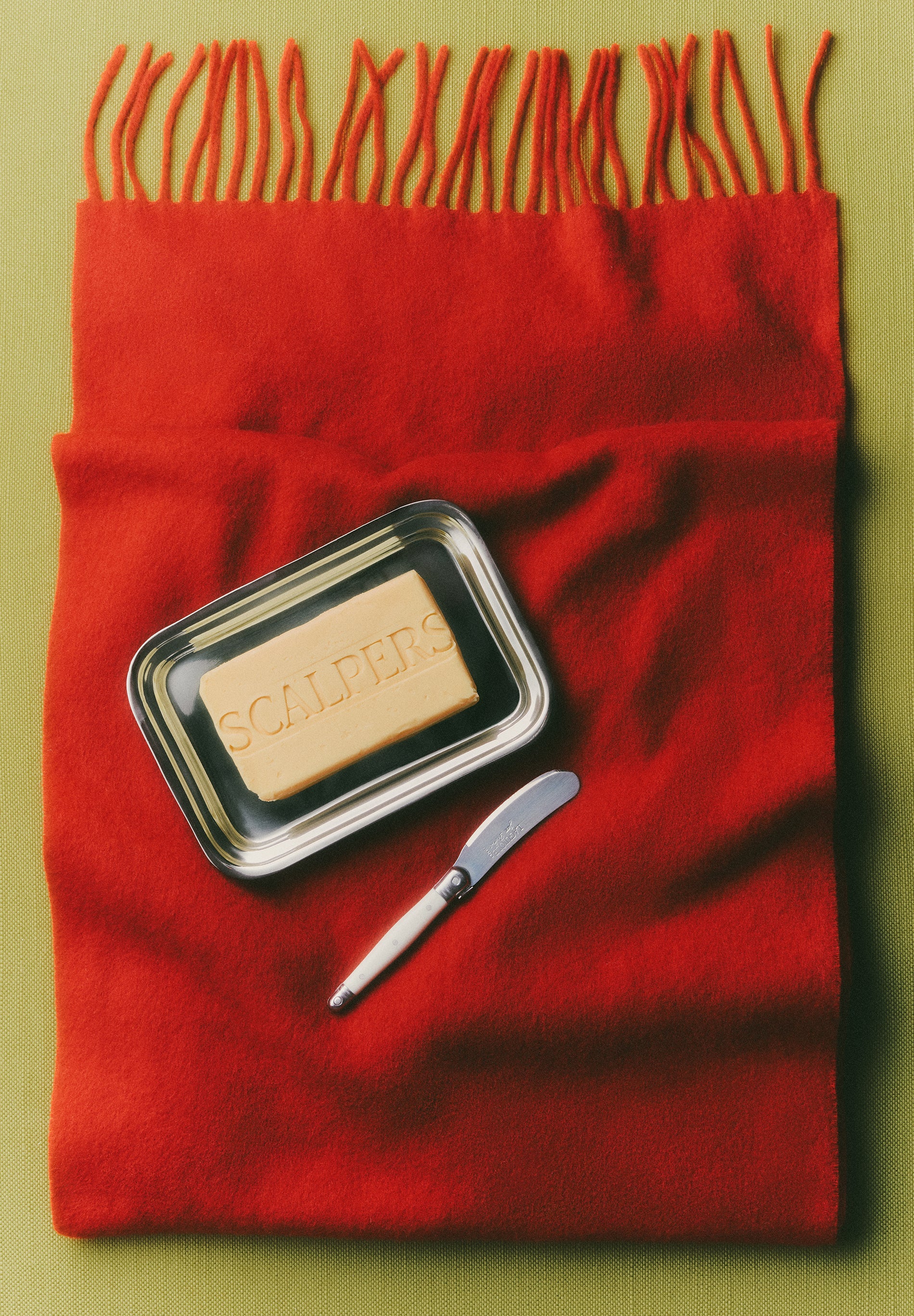 BASIC WOOL SCARF WITH FRINGES