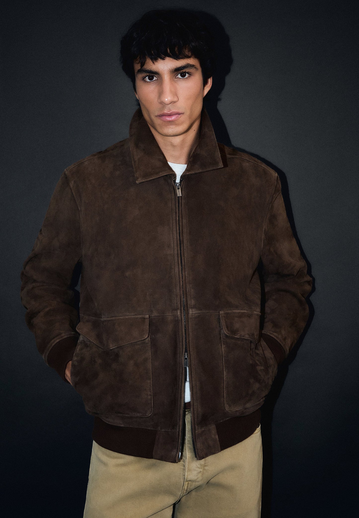 SUEDE LEATHER JACKET