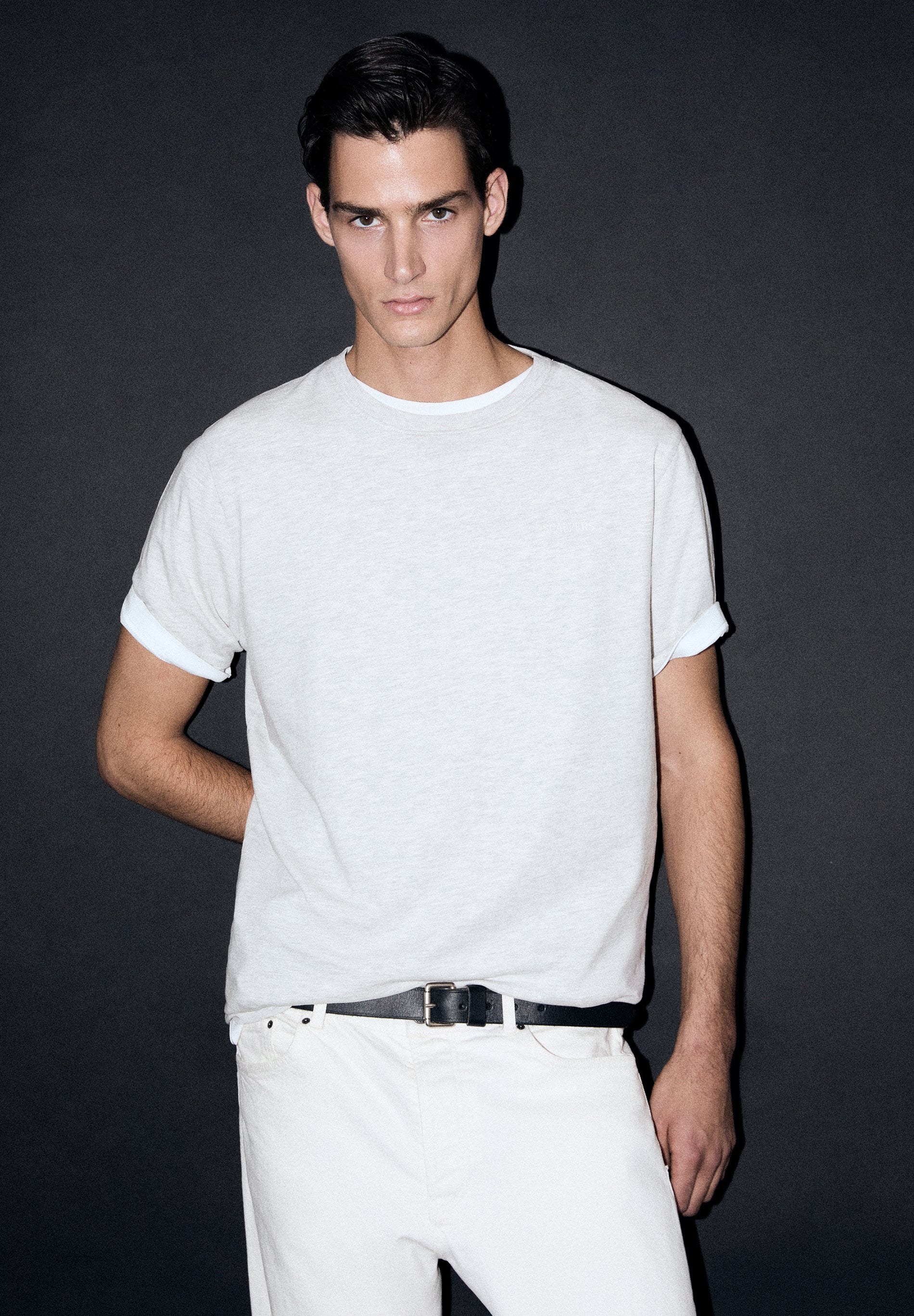 FADED EMBROIDERED T-SHIRT