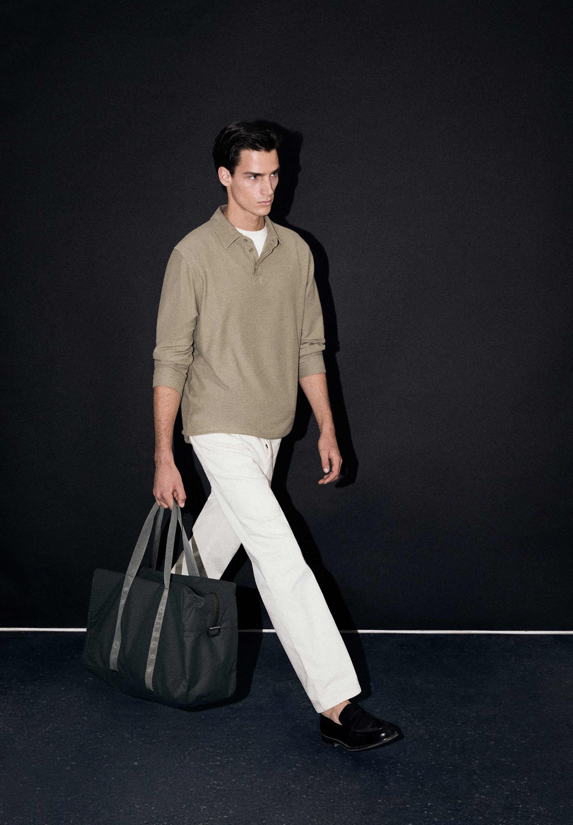 LONG SLEEVE POLO SHIRT