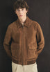 SUEDE BOMBER JACKET