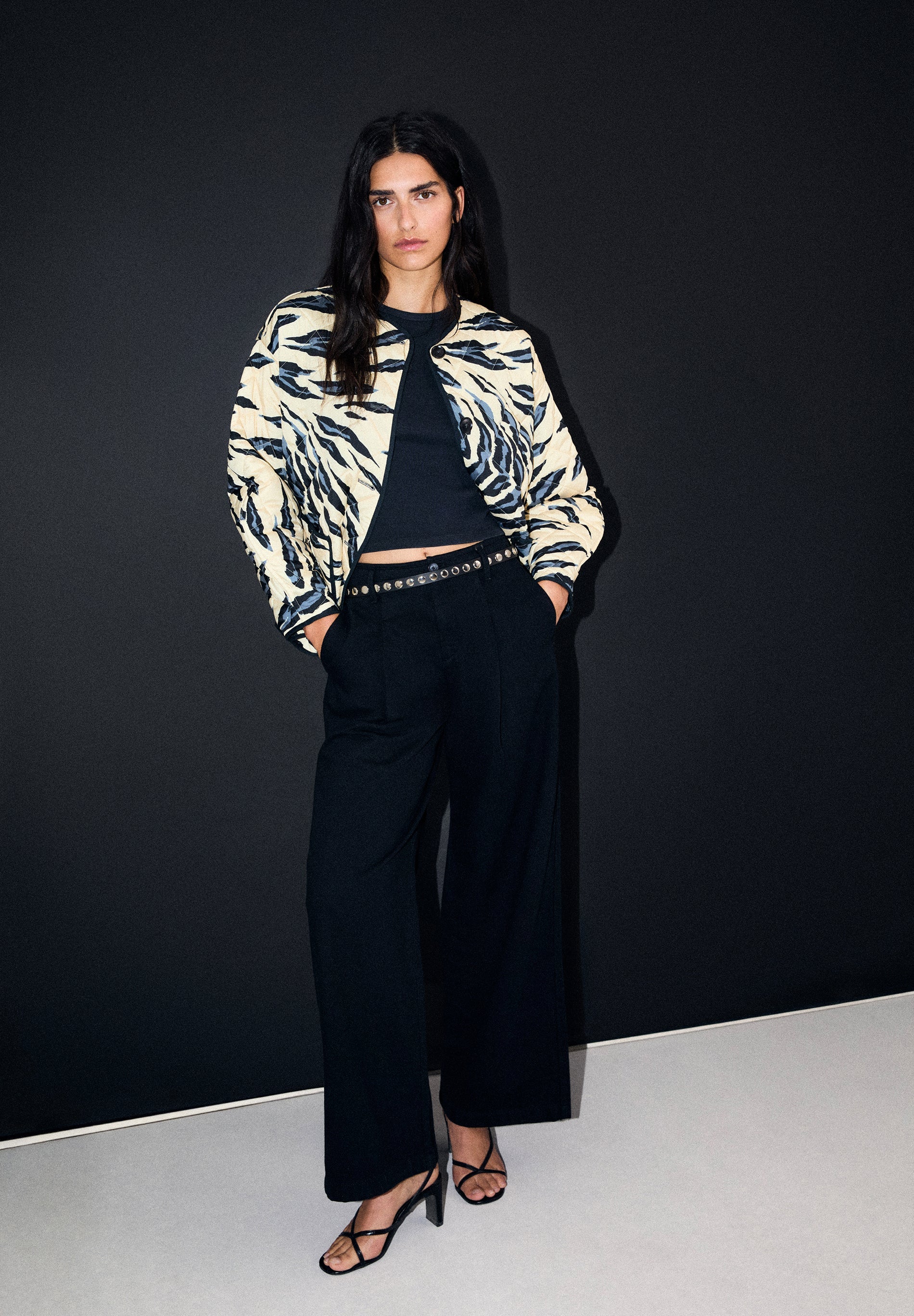 ANIMAL PRINT REVERSIBLE JACKET