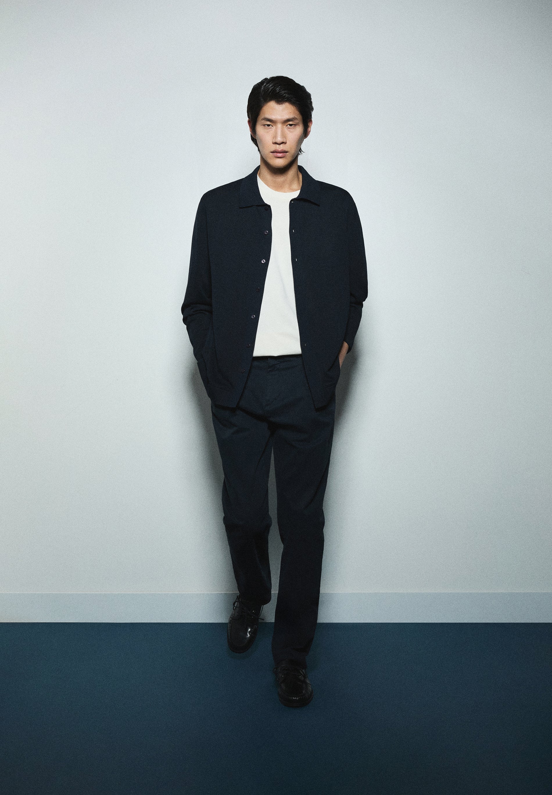 RELAXED FIT DART TROUSERS