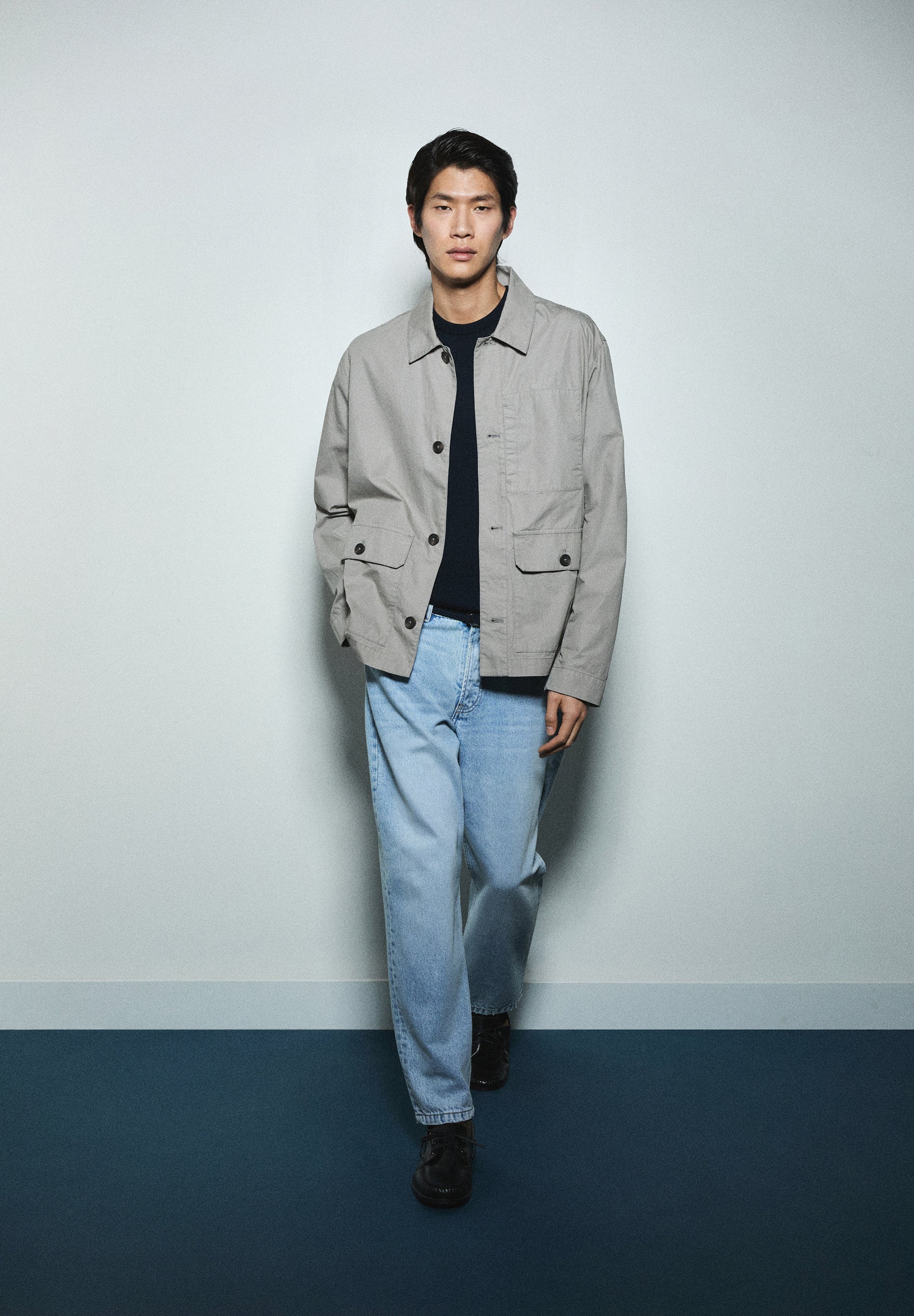 COTTON OVERSHIRT WITH POCKETS