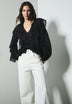 COTTON RUFFLED BLOUSE