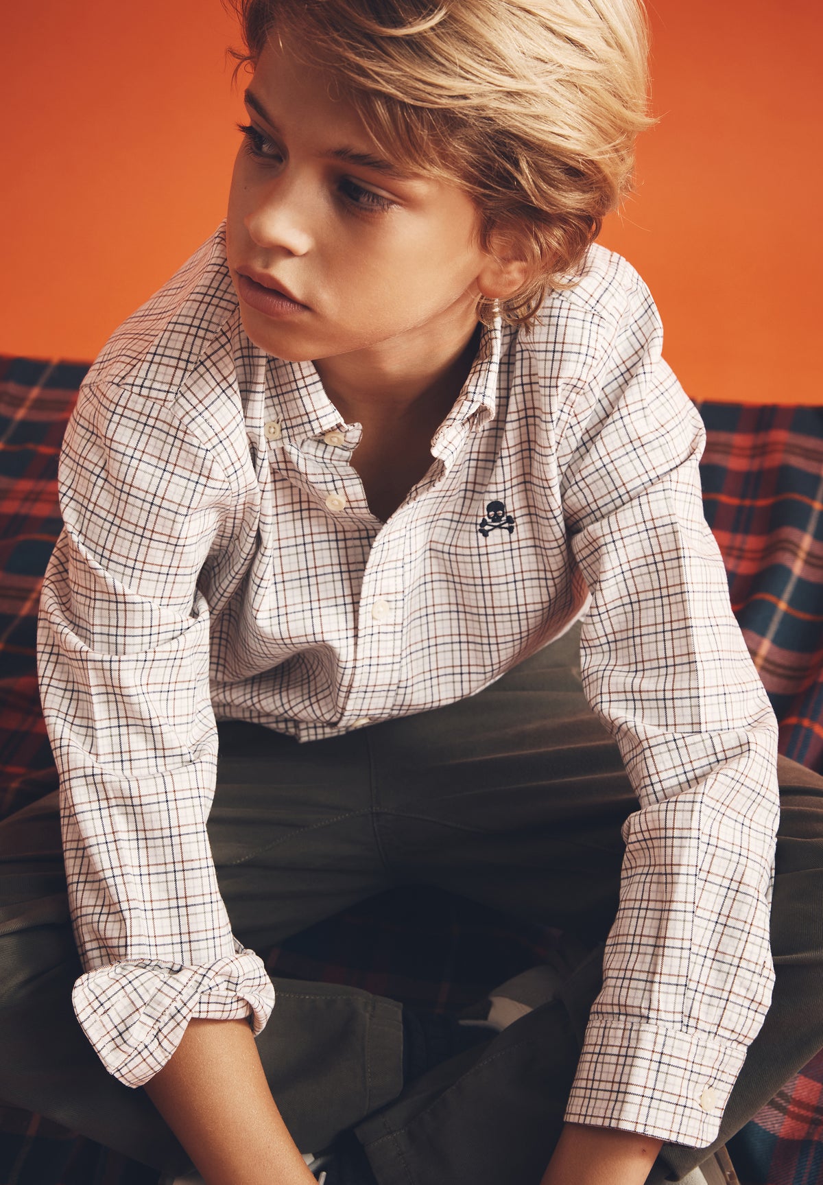 CHECKED COTTON SHIRT