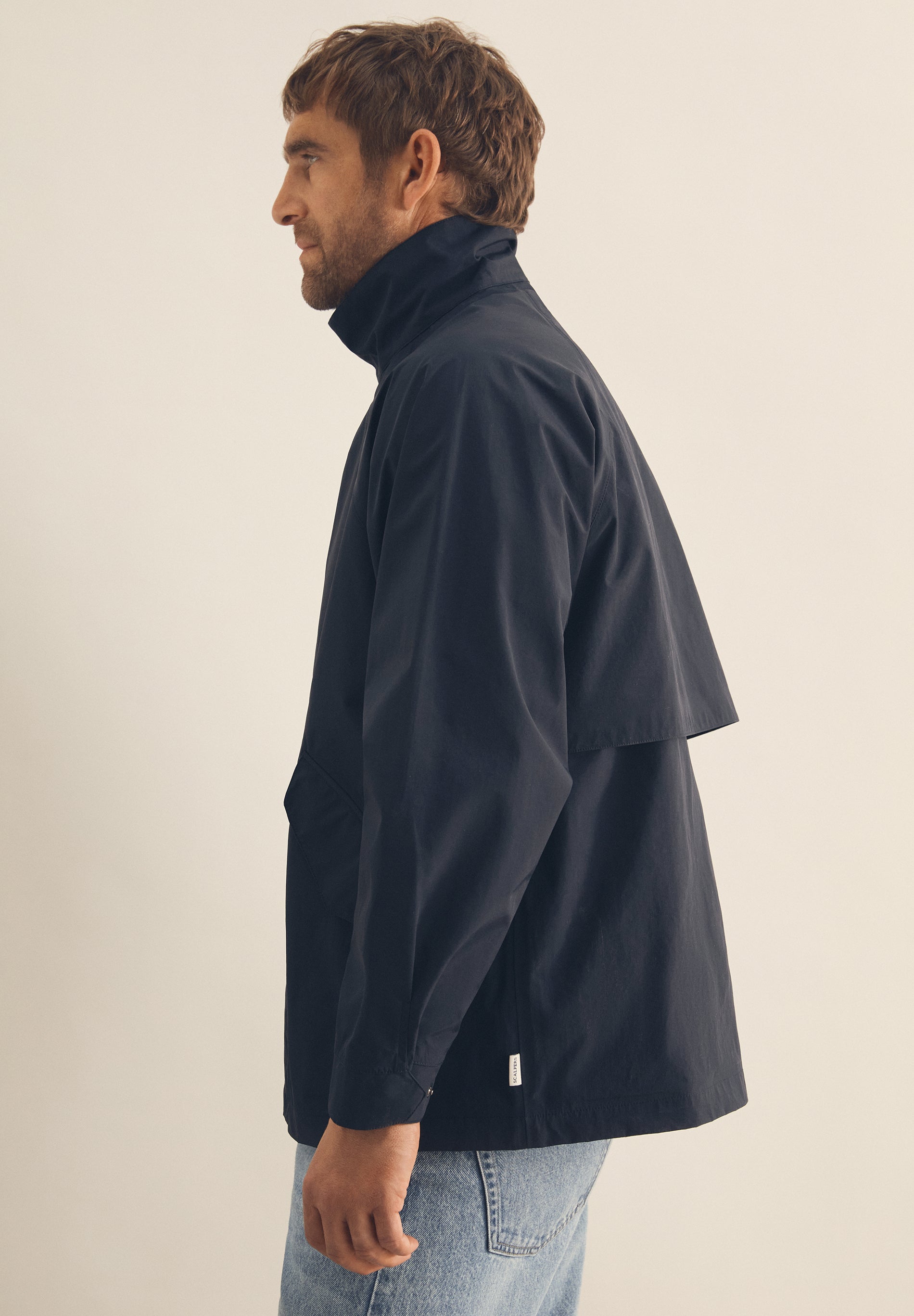 WATERPROOF TECHNICAL HIGH COLLAR JACKET