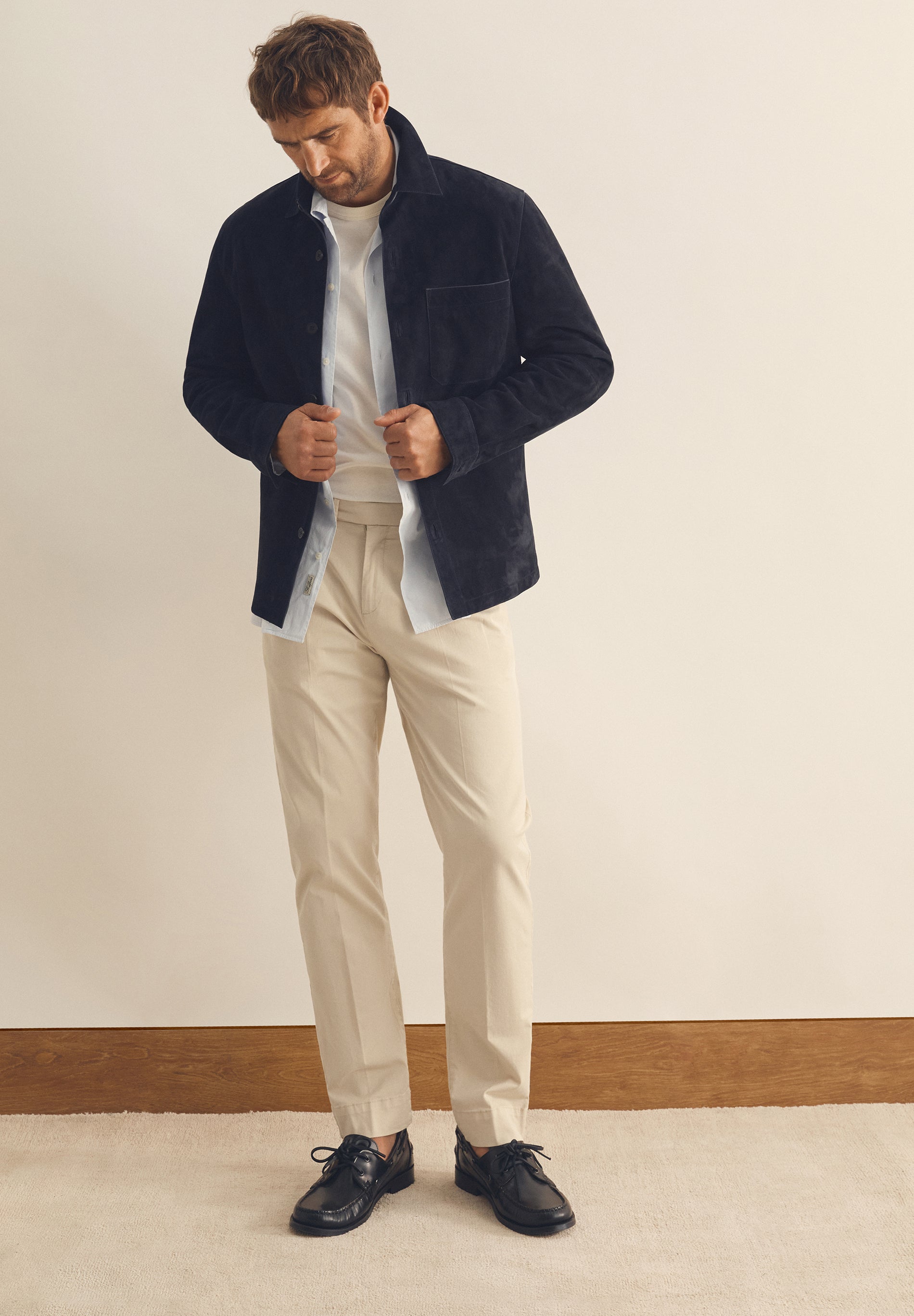 DARTED TAILORED TROUSERS