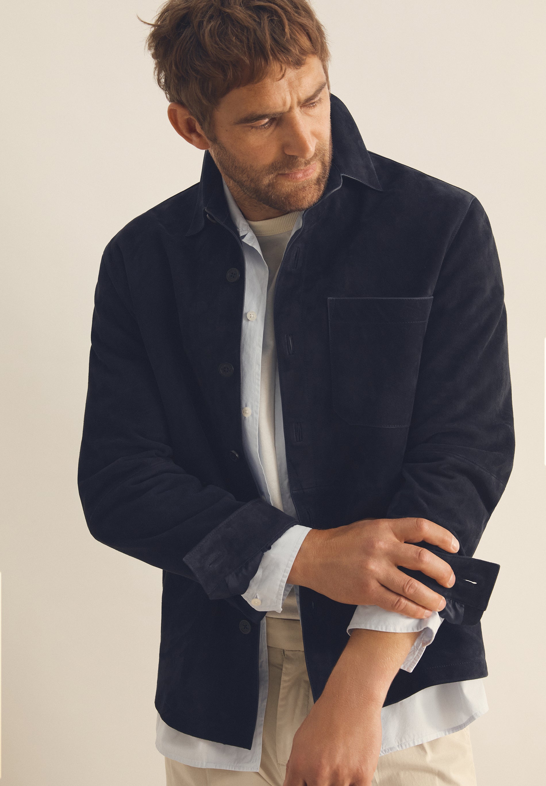 GOAT SUEDE OVERSHIRT