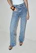 ASYMMETRIC POCKET JEANS
