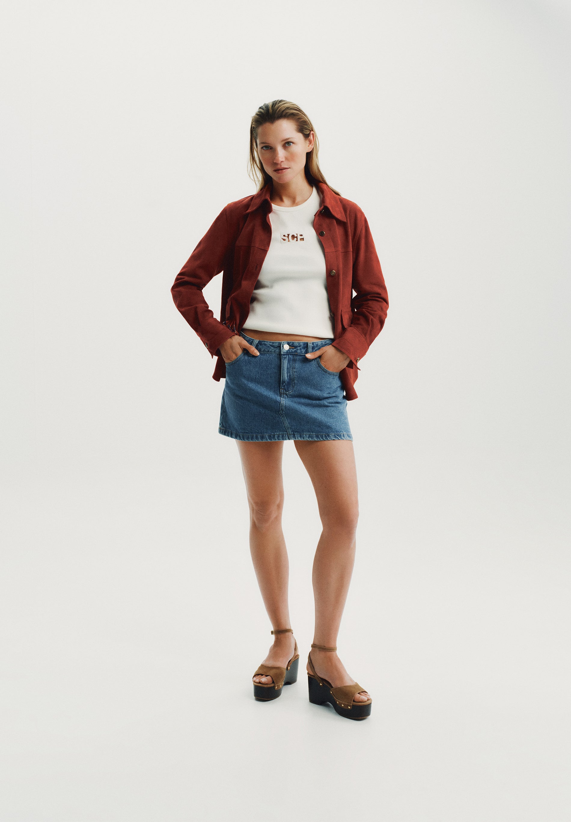 SCMINDEDENIM SKIRT