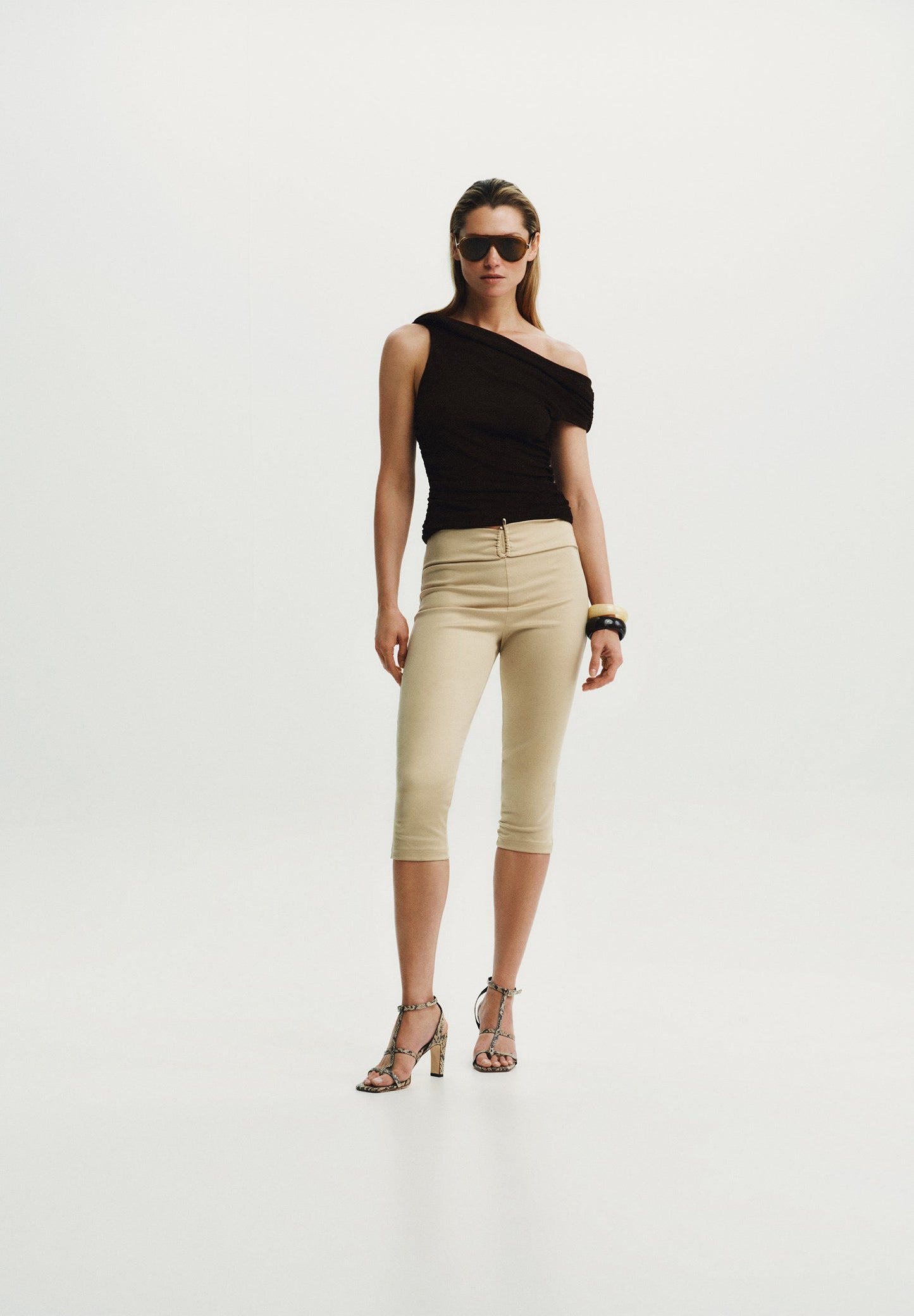 CAPRI TROUSERS WITH BELT