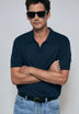 FINE KNIT POLO SHIRT