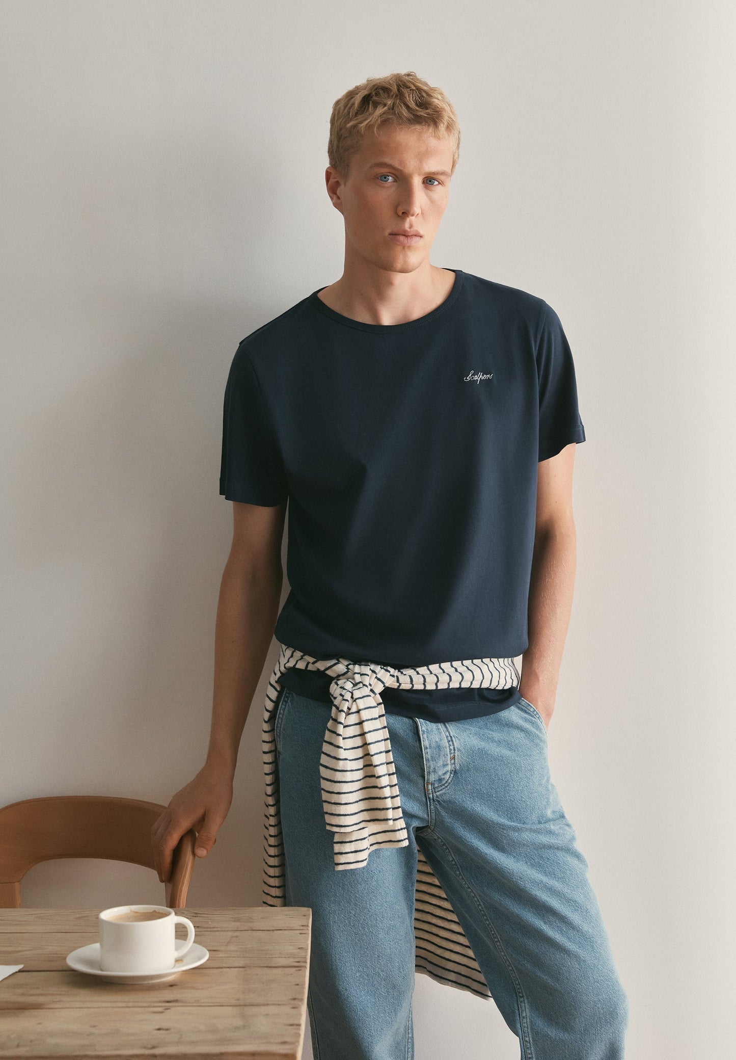 SHORT SLEEVE T-SHIRT WITH EMBROIDERED LOGO