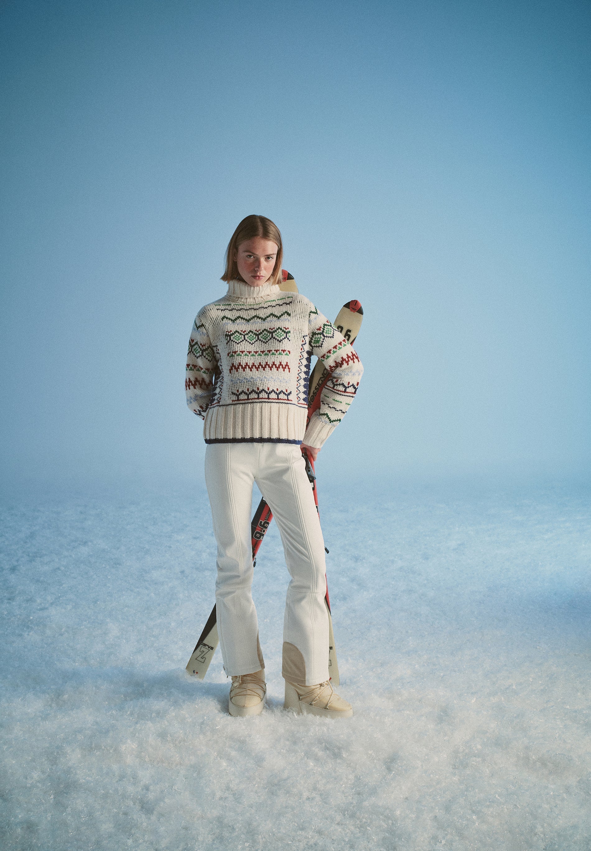 MULTICOLOURED SKI SWEATER