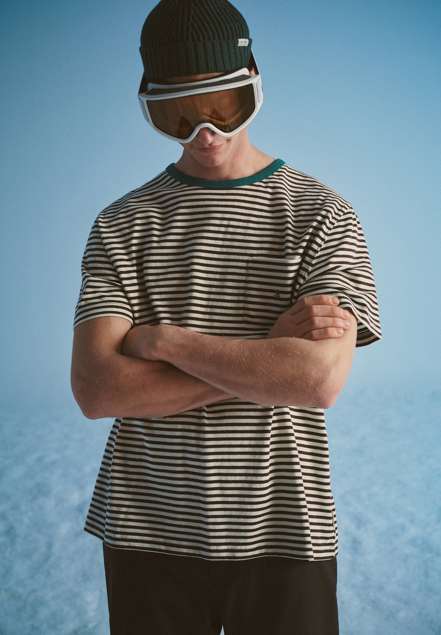 T-SHIRT STREPEN DOODSHOOFD