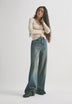 TWO-TONE MAXI JEANS