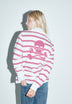 HALF-ZIP STRIPED SWEATSHIRT