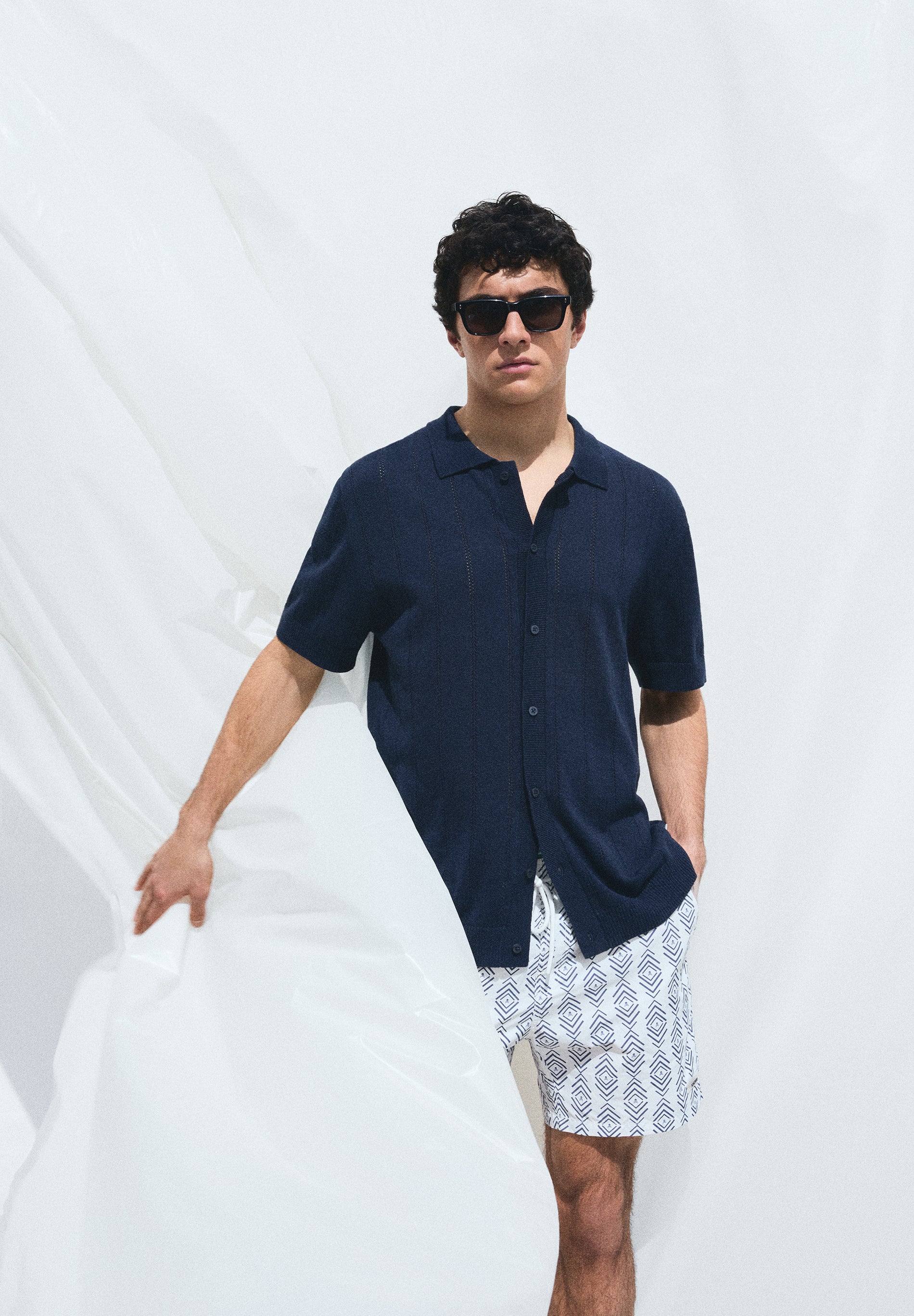 PRINTED SWIMMING TRUNKS