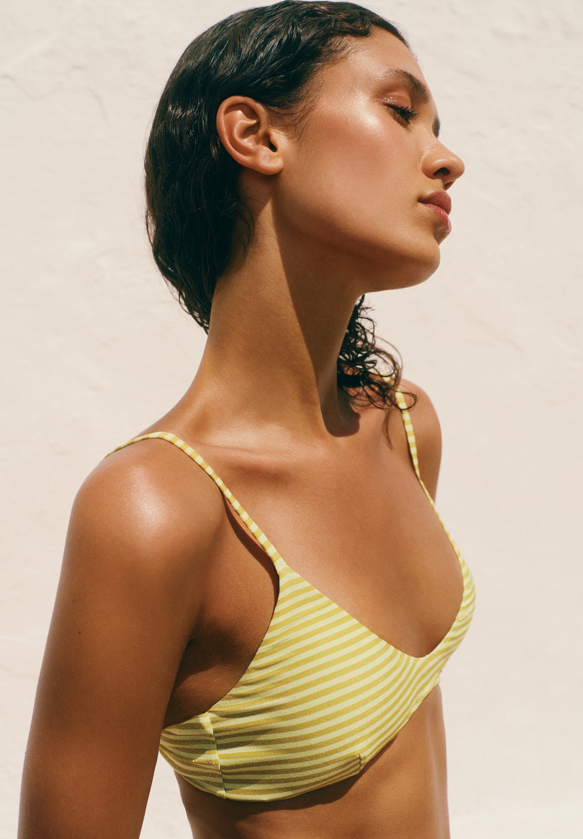 LUREX STRIPED BIKINI