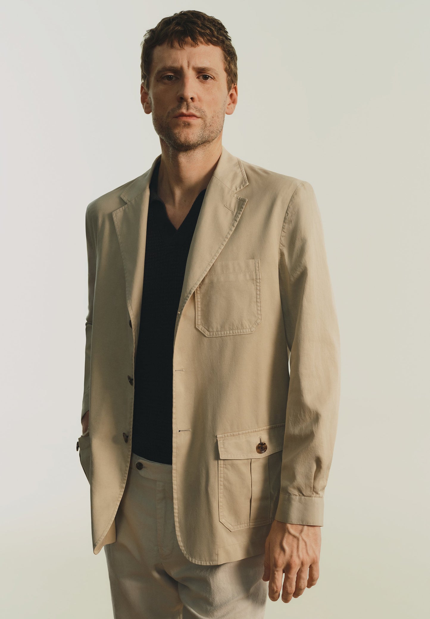 SAHARIANA BLAZER WITH POCKETS