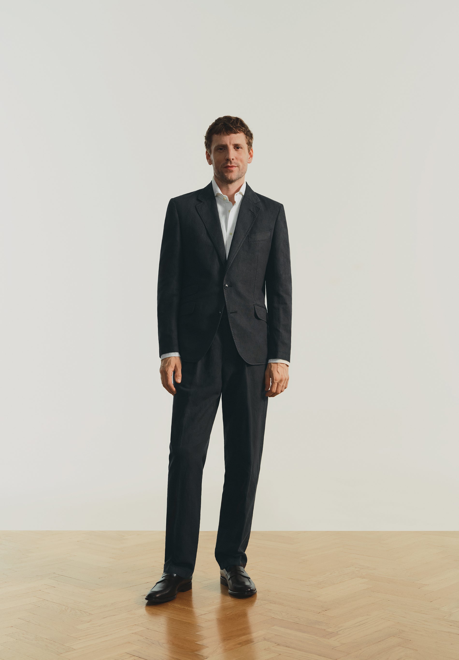 LINEN SUIT TROUSERS