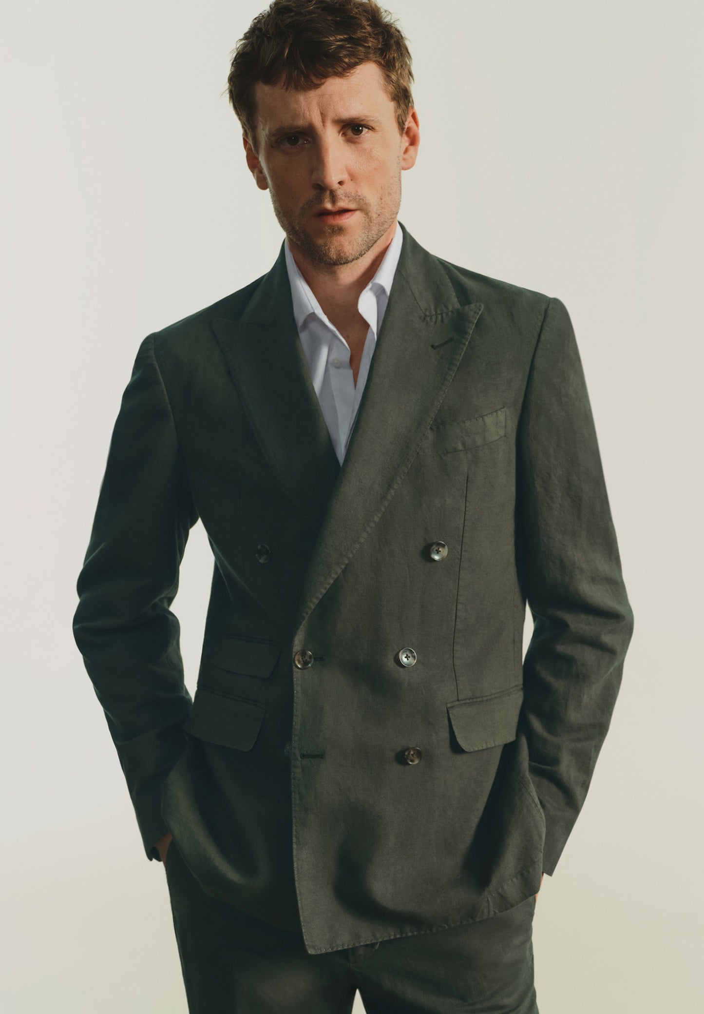 SCFIRENZE DOUBLE LINEN BLAZER