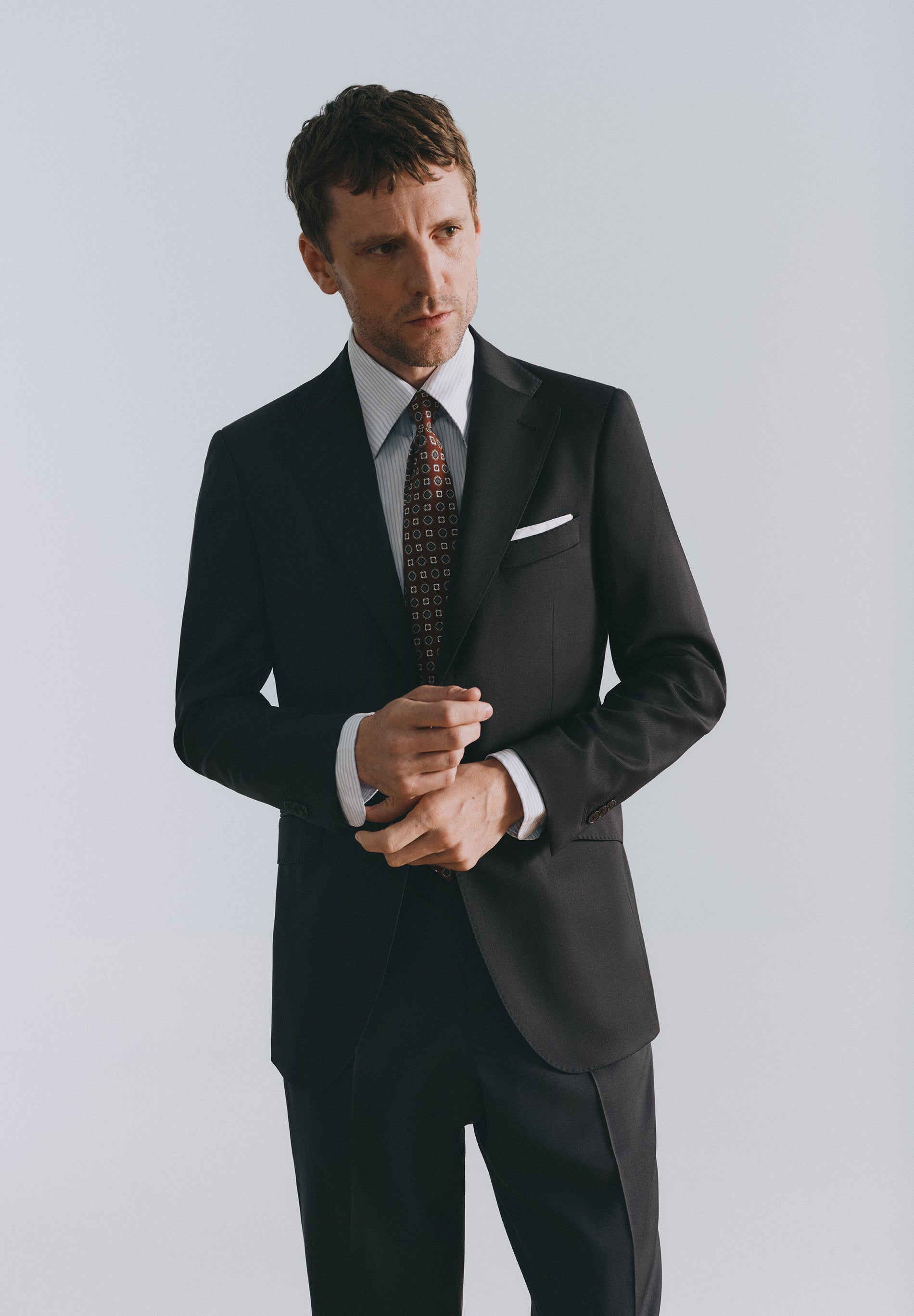 MARZOTTO COLD WOOL SUIT JACKET